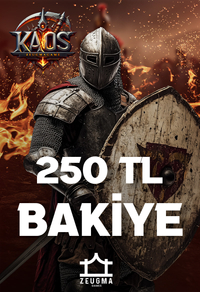 Zeugma Game Kaos - 250 TL Bakiye + 50 TL Bonus Bakiye